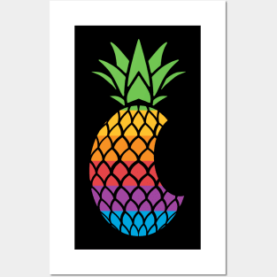 Pineapple Black Posters and Art